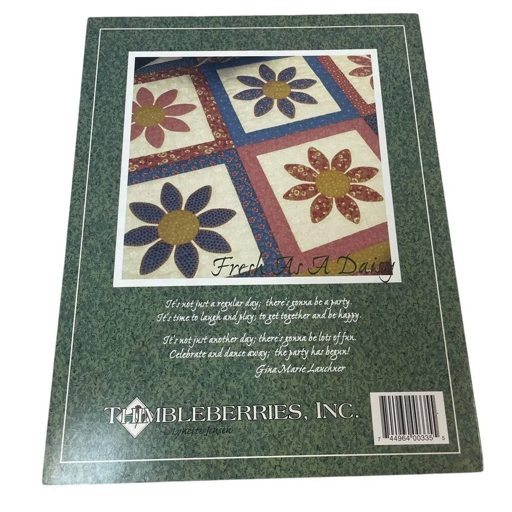 Vintage 2005 Thimbleberries You're Invited Sewing Craft Projects All Year Book